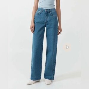 St Agni mid rise wide leg